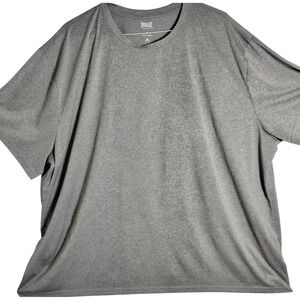 Everlast Sport T-Shirt Wicking Athletic Gym‎ Training Tee Gray 4X